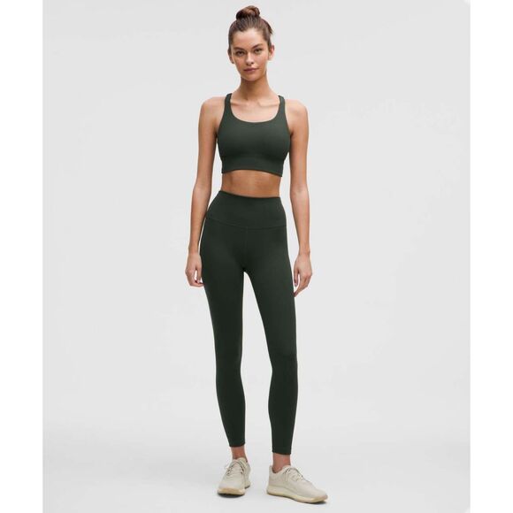 Lululemon Wunder Train High-Rise Tight 28"Rainforest Green Size 6 NWT - Picture 1 of 7